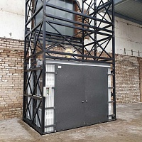 Подъемник в металлокаркасной шахте на 3 остановки, 3000 кг в Сорочинске